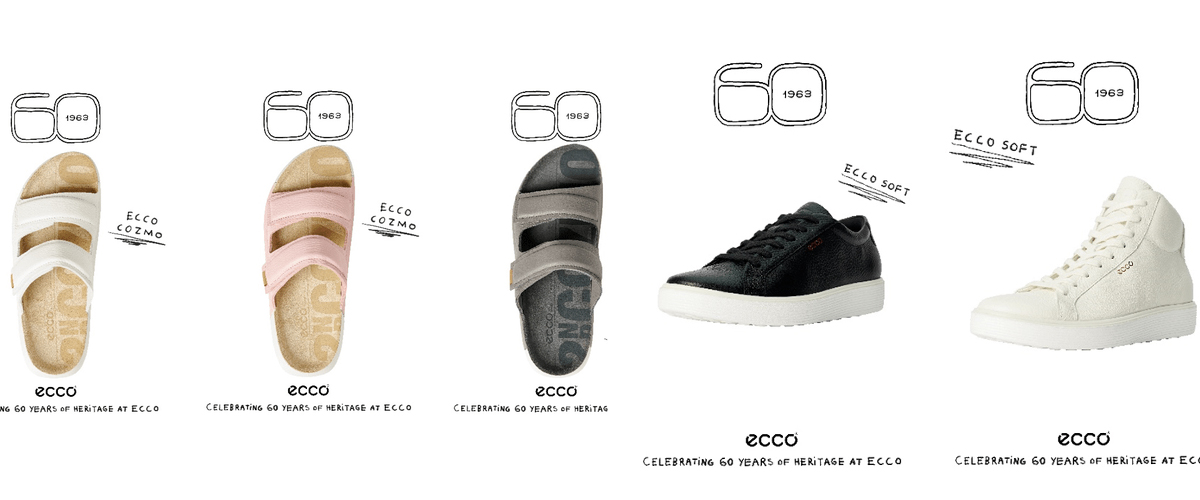 再塑经典 永续未来 ECCO 发布品牌60周年纪念鞋款